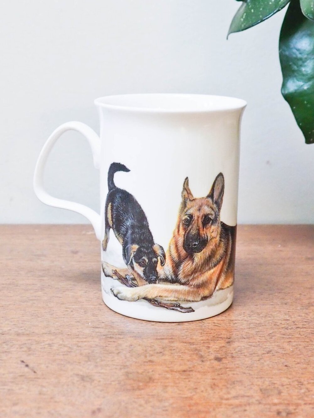 Vtg Shepherd Dog Mug - Roy Kirkham - 90s German Shepherd Dog Mug - Dog Lover Mug
